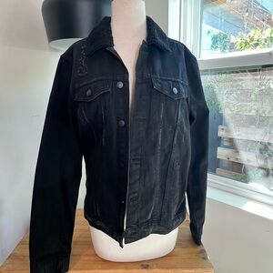 Elwood black denim jacket